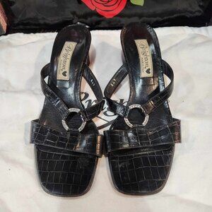 Brighton black Terry Sandals  size 7